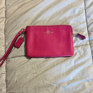 Coach Pink Wristlet